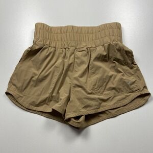 JoyLab Activewear Shorts Size XS Beige Lined Running Nylon Blend Athleisure
